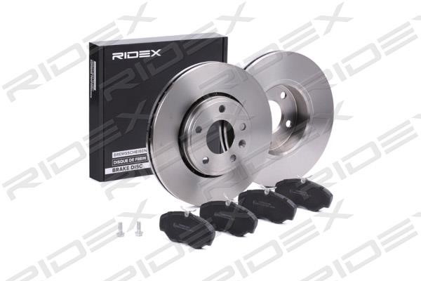 Ridex 3405B0207 Front ventilated brake discs with pads, set 3405B0207