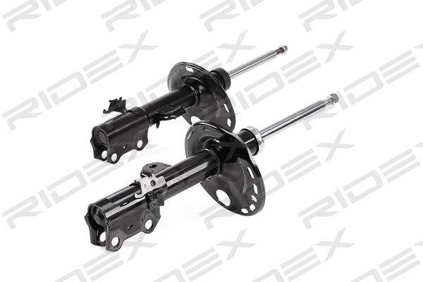 Front oil and gas suspension shock absorber Ridex 854S1774