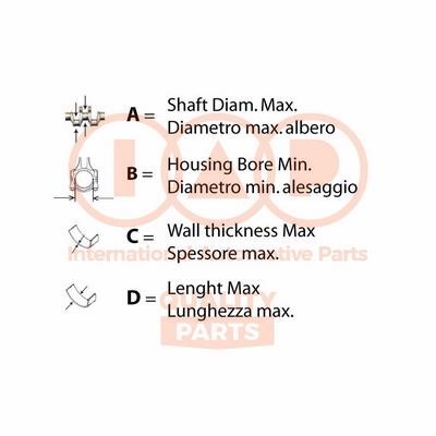 IAP 105-09098 Crankshaft Bearing Set 10509098