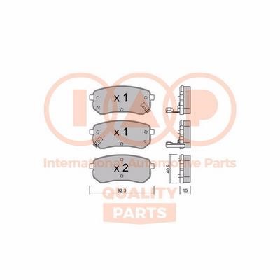 IAP 704-21091P Brake Pad Set, disc brake 70421091P