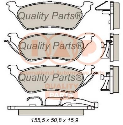 IAP 704-02015 Brake Pad Set, disc brake 70402015