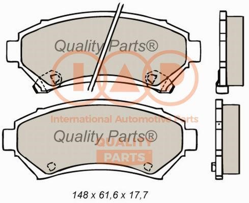 IAP 704-05012 Brake Pad Set, disc brake 70405012