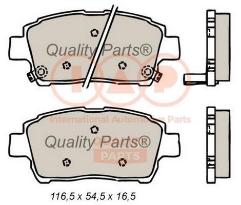 IAP 704-17001 Brake Pad Set, disc brake 70417001