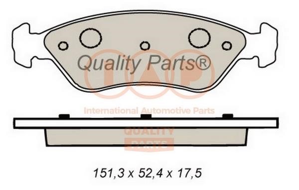 IAP 704-21040 Brake Pad Set, disc brake 70421040