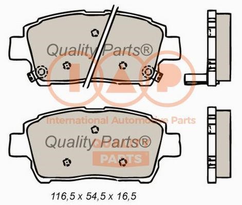 IAP 704-17001X Brake Pad Set, disc brake 70417001X
