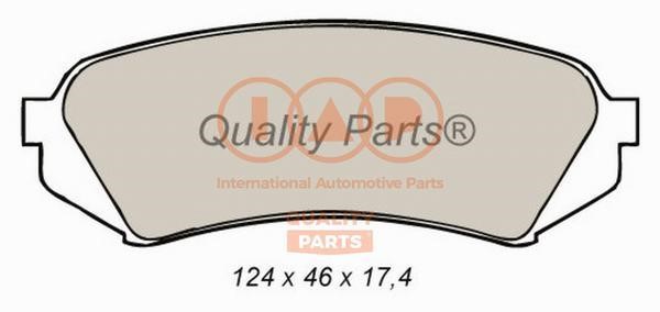 IAP 704-17048X Brake Pad Set, disc brake 70417048X