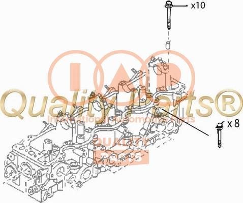 IAP 119-11060 Cylinder Head Bolts Kit 11911060