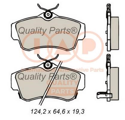 IAP 704-02060 Brake Pad Set, disc brake 70402060