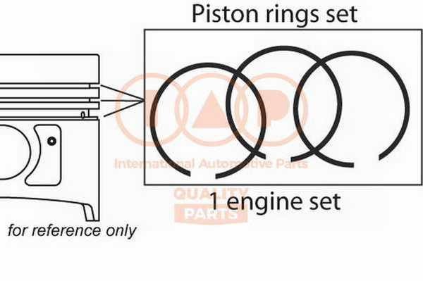 IAP 102-13141 Piston Ring Kit 10213141