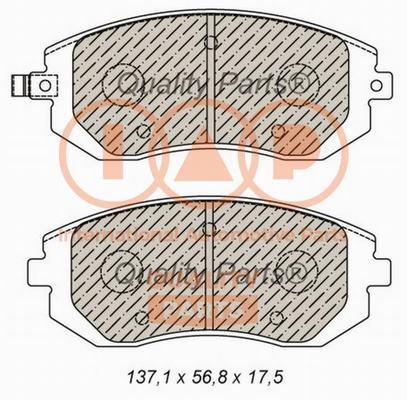 IAP 704-15032X Brake Pad Set, disc brake 70415032X