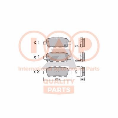 IAP 704-13110P Brake Pad Set, disc brake 70413110P