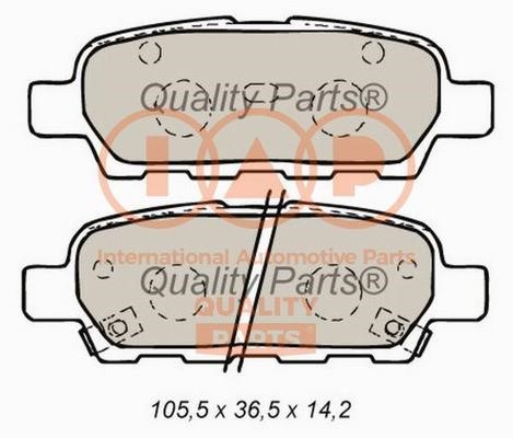 IAP 704-13110X Brake Pad Set, disc brake 70413110X