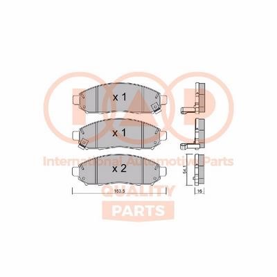 IAP 704-13047P Brake Pad Set, disc brake 70413047P