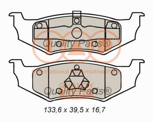 IAP 704-02032 Brake Pad Set, disc brake 70402032
