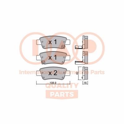 IAP 704-06066P Brake Pad Set, disc brake 70406066P