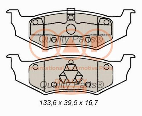 IAP 704-02050 Brake Pad Set, disc brake 70402050