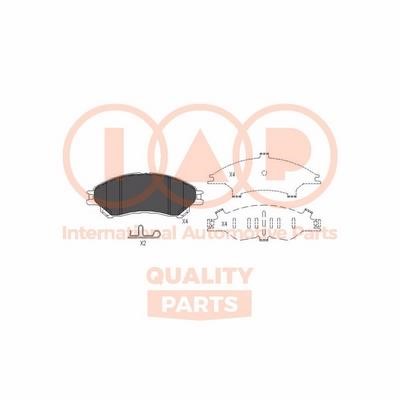 IAP 704-16101X Brake Pad Set, disc brake 70416101X