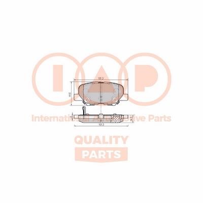 IAP 704-11151X Brake Pad Set, disc brake 70411151X