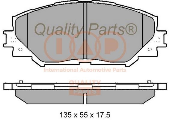 IAP 704-17180 Brake Pad Set, disc brake 70417180