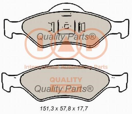 IAP 704-11082X Brake Pad Set, disc brake 70411082X