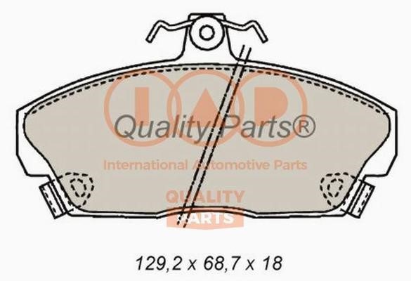 IAP 704-14070X Brake Pad Set, disc brake 70414070X
