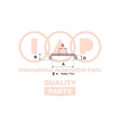 IAP 710-12036 Rear brake drum 71012036