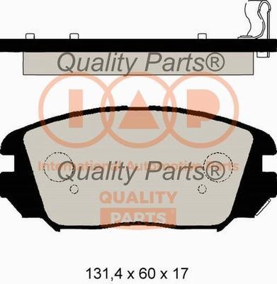 IAP 704-21110G Brake Pad Set, disc brake 70421110G