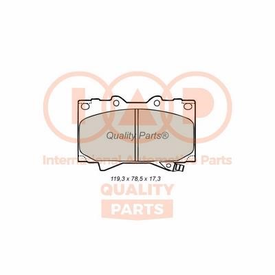 IAP 704-17052P Brake Pad Set, disc brake 70417052P
