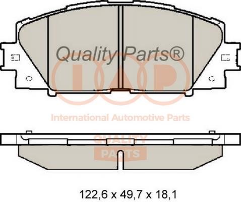 IAP 704-17007 Brake Pad Set, disc brake 70417007