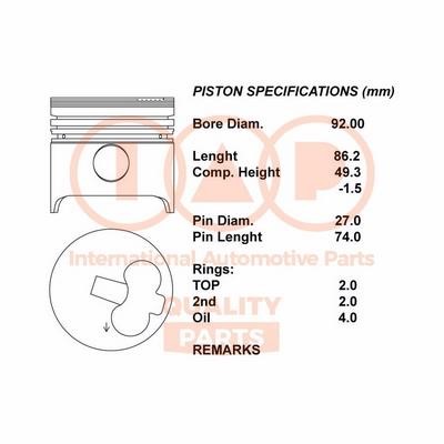 IAP 101-17060 Piston 10117060