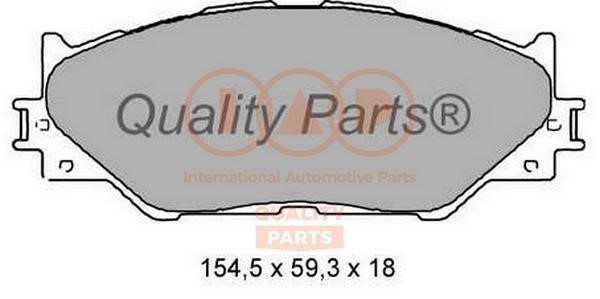 IAP 704-17122 Brake Pad Set, disc brake 70417122
