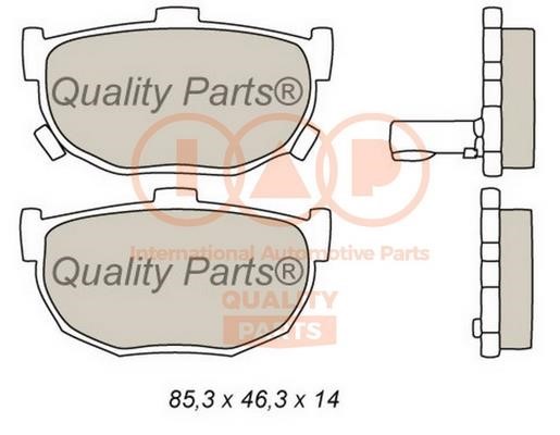 IAP 704-07021 Brake Pad Set, disc brake 70407021