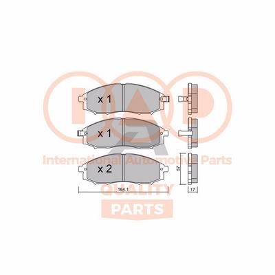 IAP 704-13044P Brake Pad Set, disc brake 70413044P