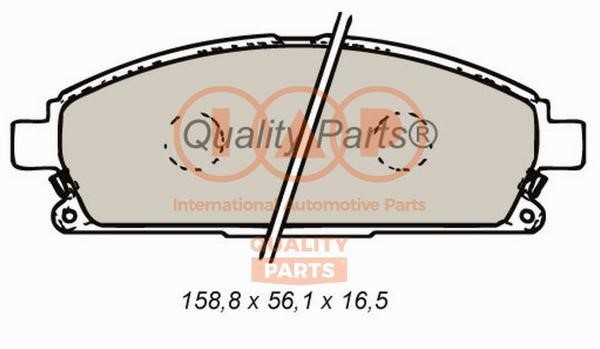 IAP 704-13100X Brake Pad Set, disc brake 70413100X