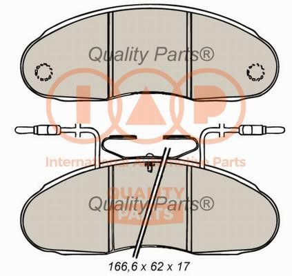 IAP 704-13060 Brake Pad Set, disc brake 70413060