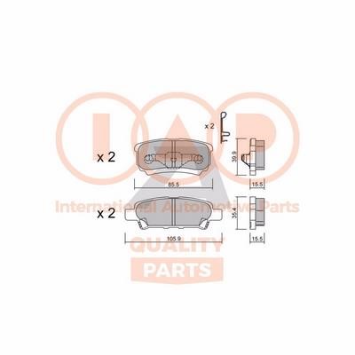 IAP 704-12094P Brake Pad Set, disc brake 70412094P