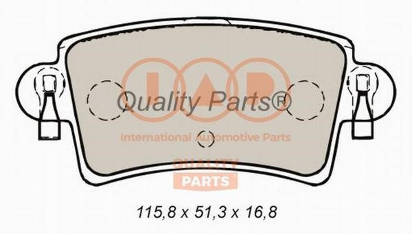 IAP 704-13161X Brake Pad Set, disc brake 70413161X