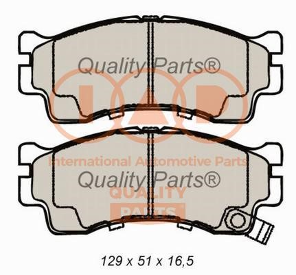 IAP 704-21071X Brake Pad Set, disc brake 70421071X