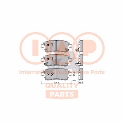 IAP 704-03100P Brake Pad Set, disc brake 70403100P