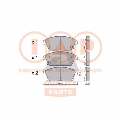 IAP 704-20101P Brake Pad Set, disc brake 70420101P