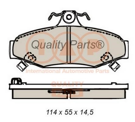 IAP 704-18021 Brake Pad Set, disc brake 70418021