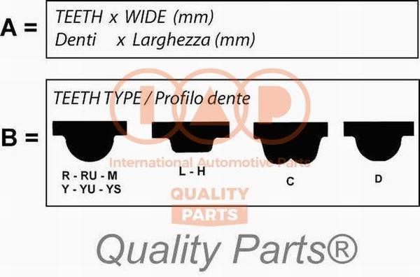 IAP 128-21070 Timing belt 12821070