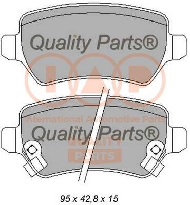 IAP 704-21121 Brake Pad Set, disc brake 70421121