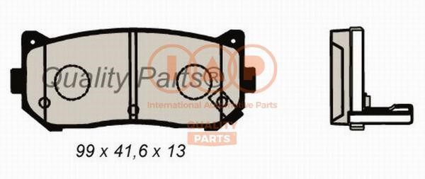 IAP 704-21078 Brake Pad Set, disc brake 70421078