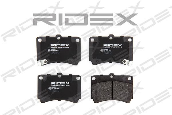 Ridex 402B0256 Brake Pad Set, disc brake 402B0256