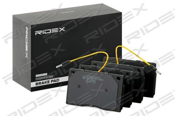 Ridex 402B1001 Brake Pad Set, disc brake 402B1001