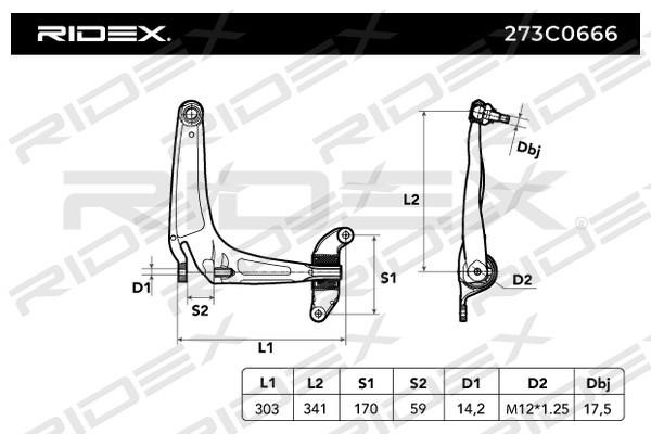 Ridex Track Control Arm – price