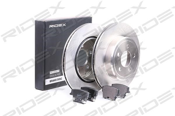 Ridex 3405B0311 Rear ventilated brake discs with pads, set 3405B0311