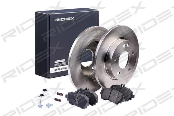 Ridex 3405B0067 Brake discs with pads front non-ventilated, set 3405B0067
