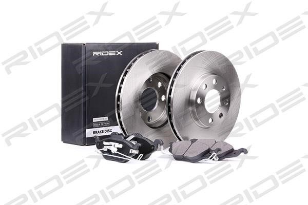 Ridex 3405B0016 Front ventilated brake discs with pads, set 3405B0016